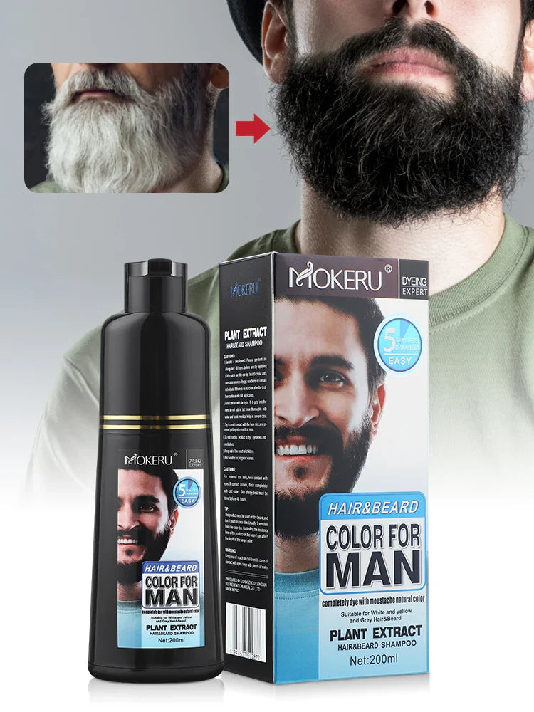 Mokeru Beard Dye Shampoo