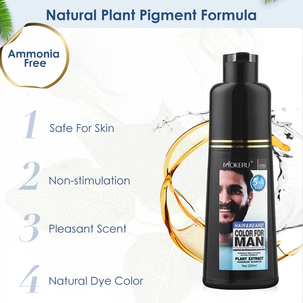 Mokeru Beard Dye Shampoo
