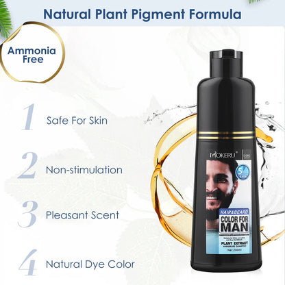 Mokeru Beard Dye Shampoo
