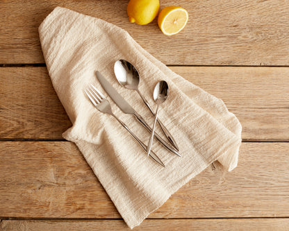 Aapon mini market -Monaco Silver Stainless Steel Cutlery Sets x16/24 pieces