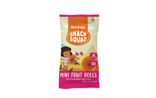 Montagu Snack Squad Mini Fruit Rolls – Assorted