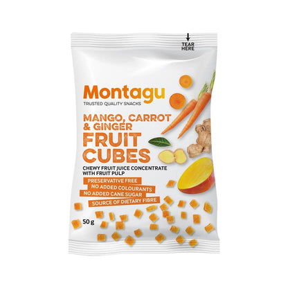 Aaponminimarket Montagu Mango, Carrot & Ginger Fruit Cubes