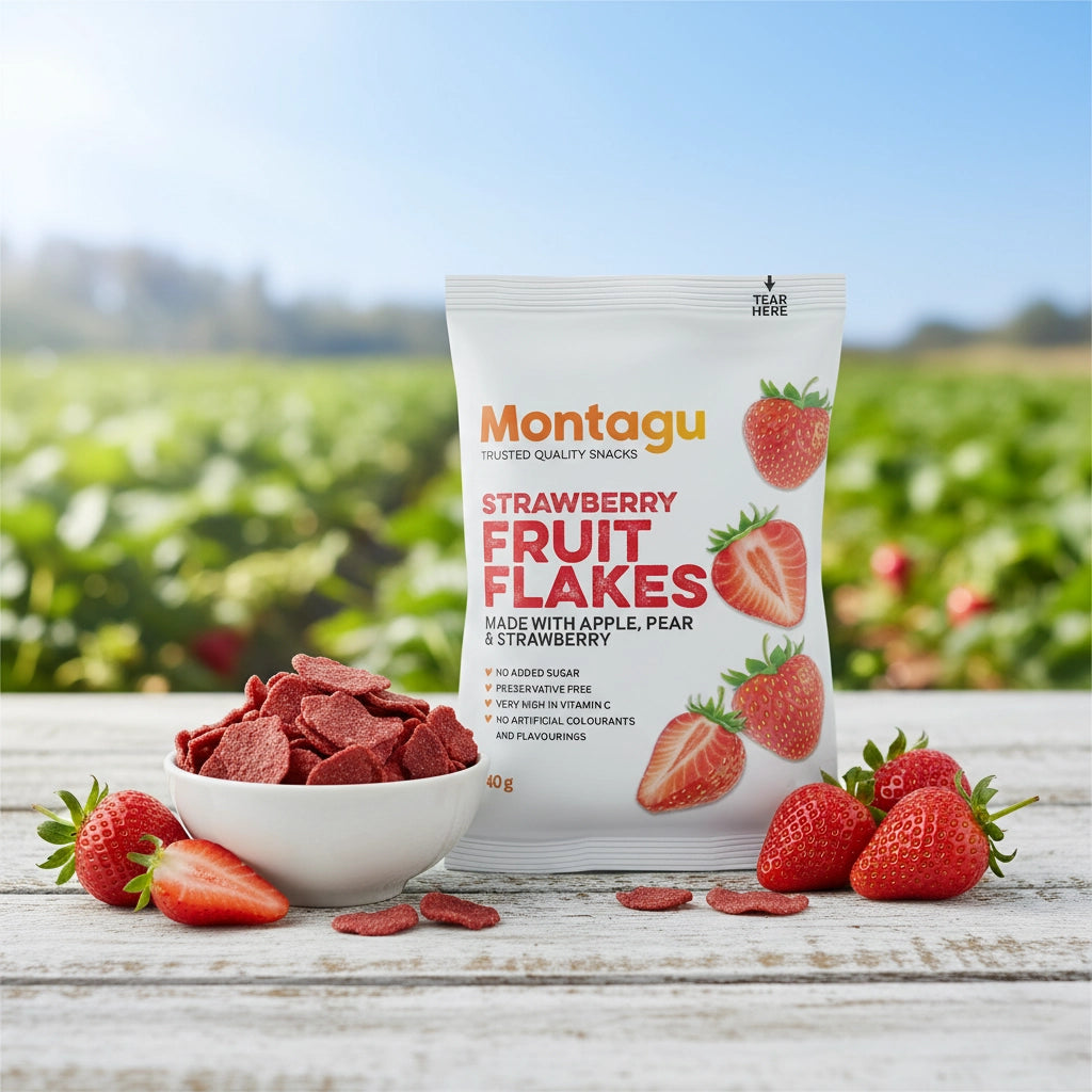 Aaponminimarket Montagu: Fruit Flakes - Strawberry