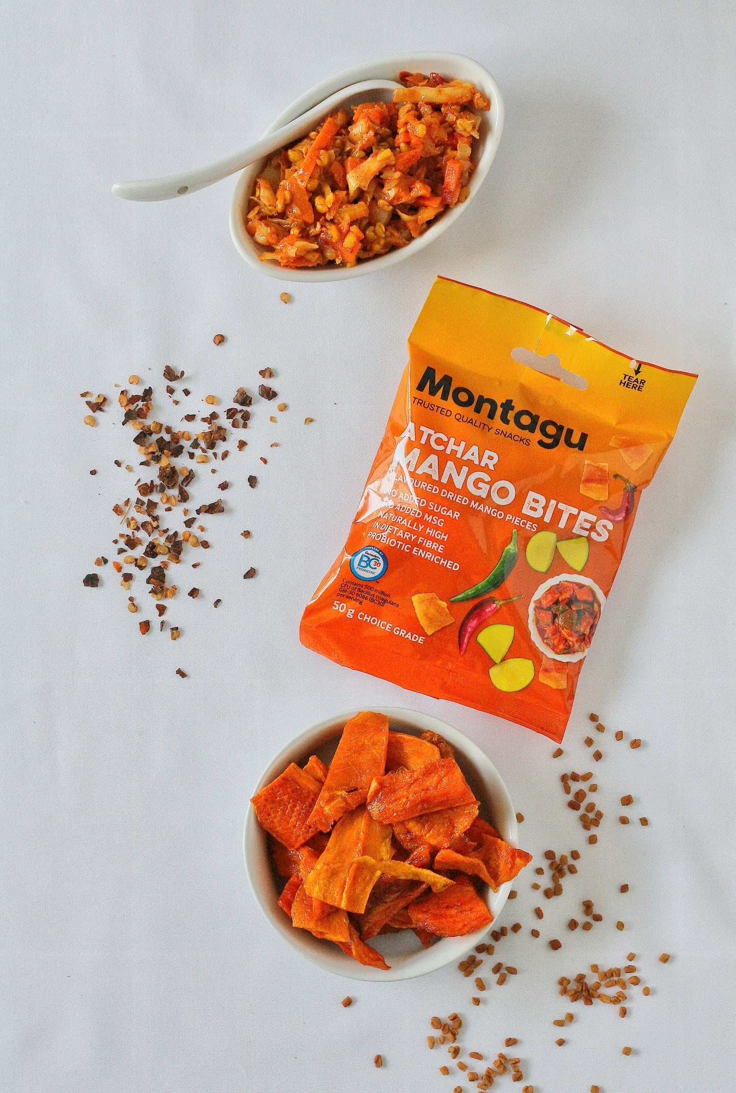 Aaponminimarket  Montagu: Mango Bites - Atchar Flavoured