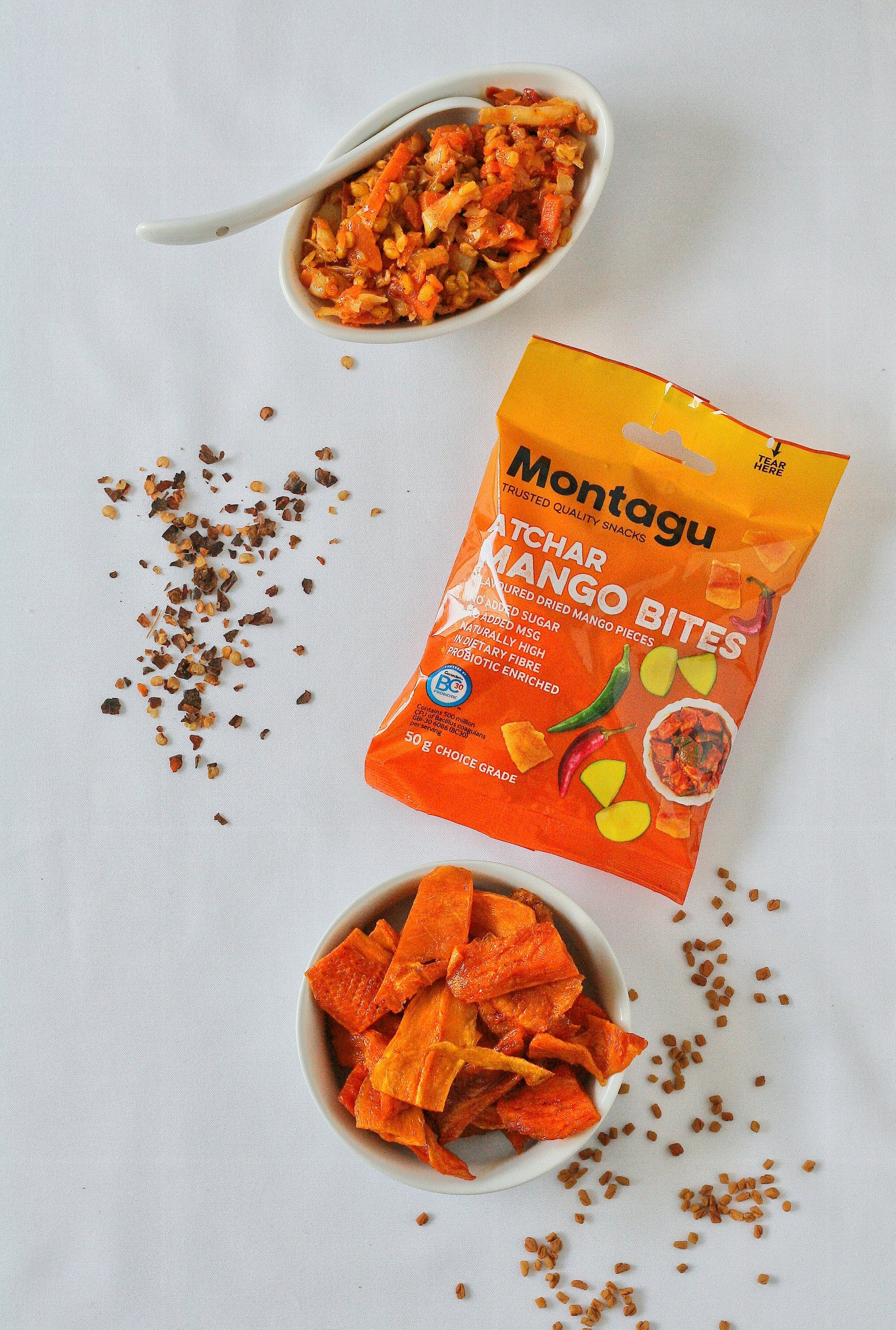 Aaponminimarket  Montagu: Mango Bites - Atchar Flavoured
