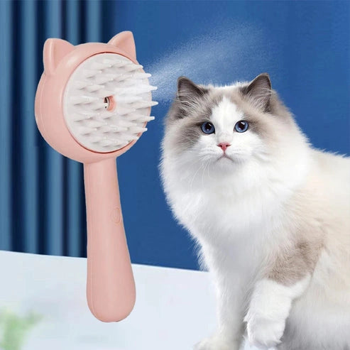 Aaponminimarket Multifunctional Steam Cat Grooming Brush