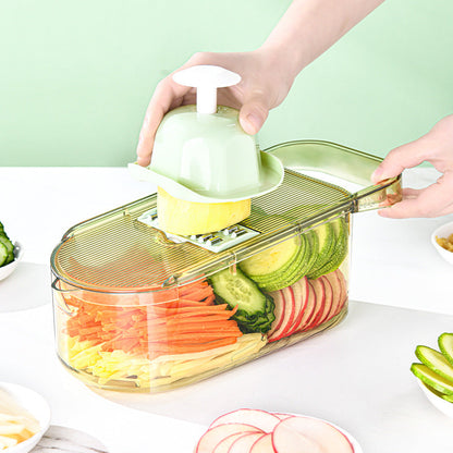 Multifunctional Transparent Vegetable Cutter-0