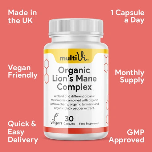 Organic Lions Mane Complex Supplement