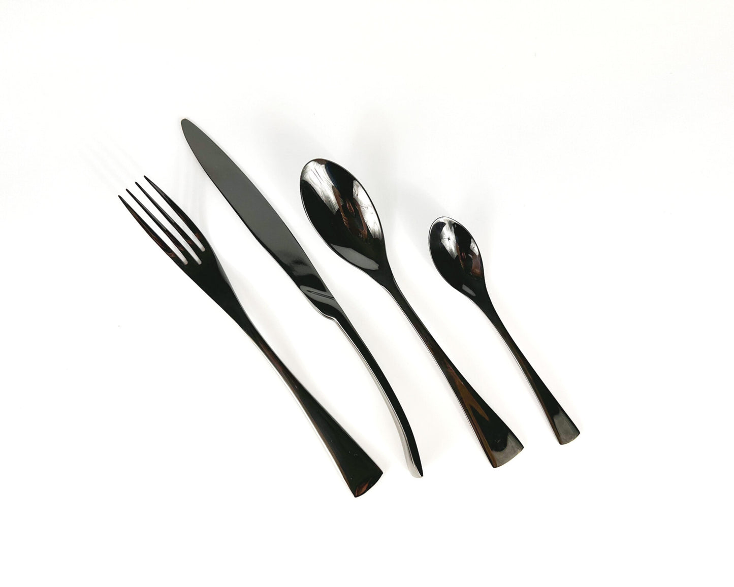 Aapon mini market -Munich Black Stainless Steel Cutlery Sets
