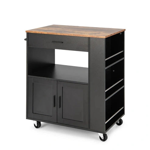 Aaponminimarket NNECW 3-Rack Kitchen Trolley