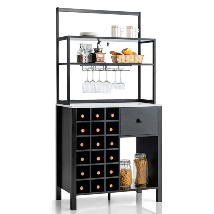 Aaponminimarket NNECW Freestanding Kitchen Cabinet