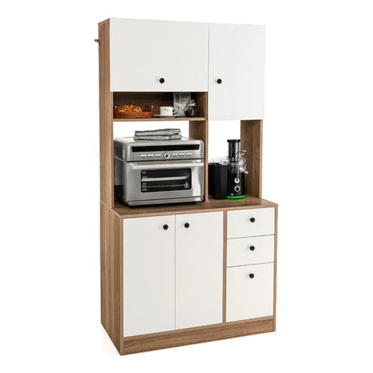 Aapon mini market -NNECW Freestanding Kitchen Pantry Cabinet