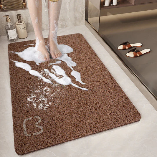 Aapon Mini Market Ltd - NNEDSZ Cat Head Non-Slip Bathroom Mat (Brown)