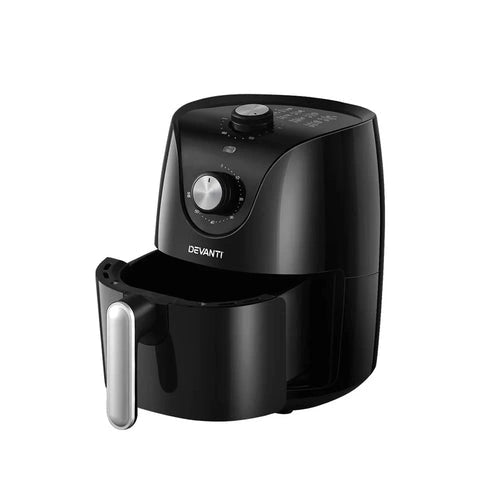Aaponminimarket NNEDSZ Devanti Air Fryer 2.5L Knob Fryers
