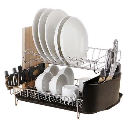 AaponminimarketNNEDSZ Dish Drying Rack Drainer Cup Plate Holder