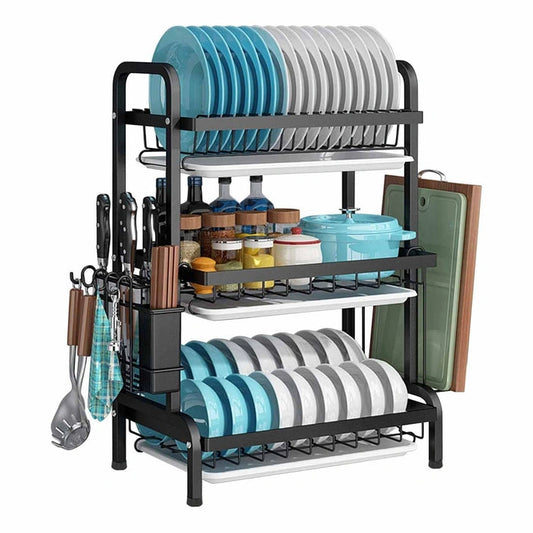 Aaponminimarket NNEDSZ Dish Rack 3 Tier Dish Dryer