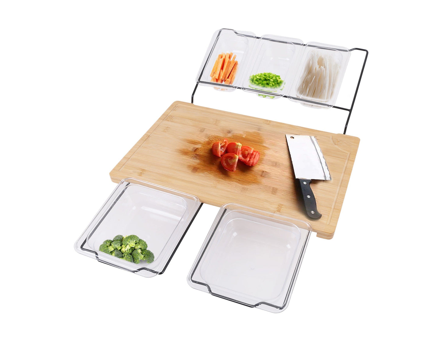 NNEDSZ Bamboo Cutting Board Set