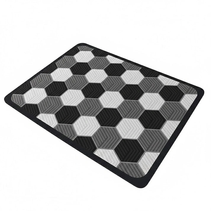 Aaponminimarket NNEDSZ Hexagonal patterns Kitchen Drying Mat