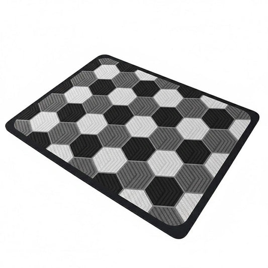 Aaponminimarket NNEDSZ Hexagonal patterns Kitchen Drying Mat