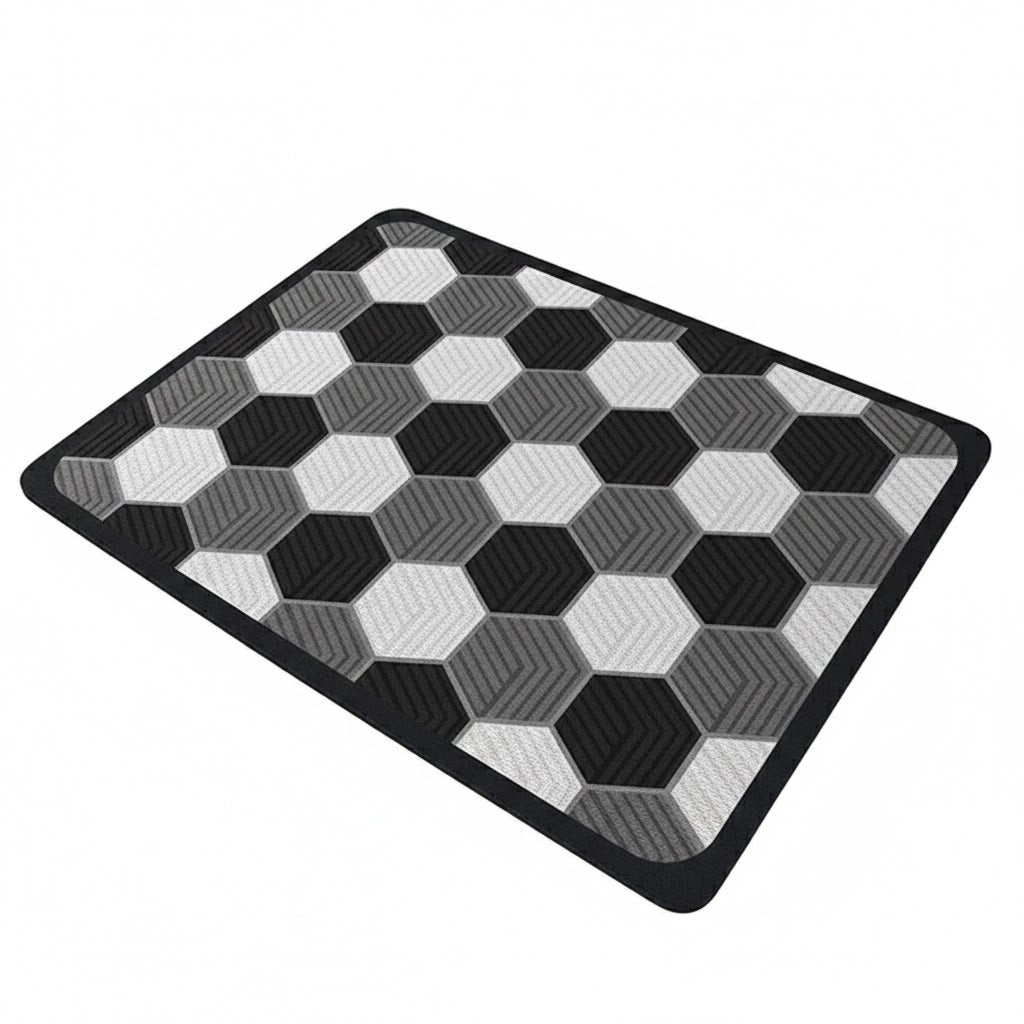 Aapon mini market -NNEDSZ Hexagonal patterns Kitchen Drying Mat