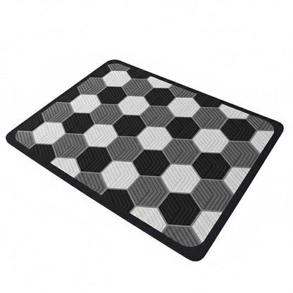 Aapon mini market -NNEDSZ Hexagonal patterns Kitchen Drying Mat
