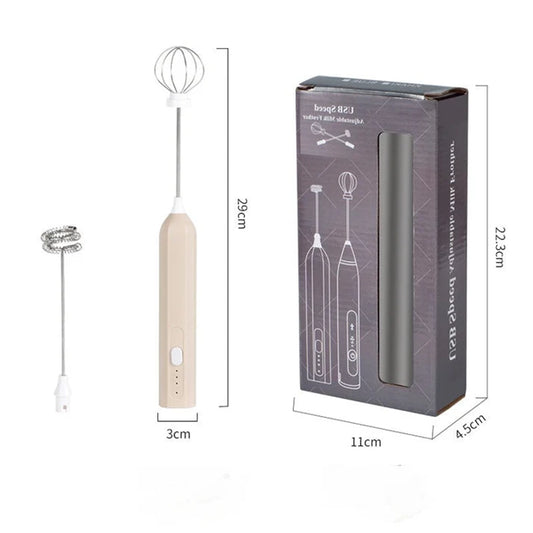 Aapon mini market -NNEDSZ Khaki Handheld Electric Milk Frother