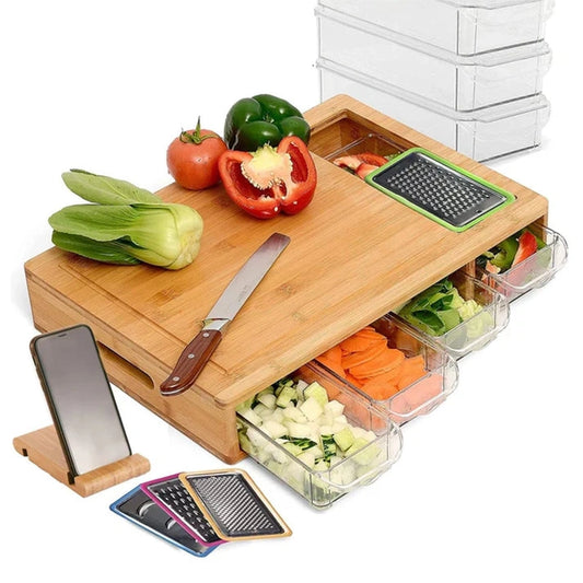 Aaponminimarket NNEDSZ Large Bamboo Cutting Board