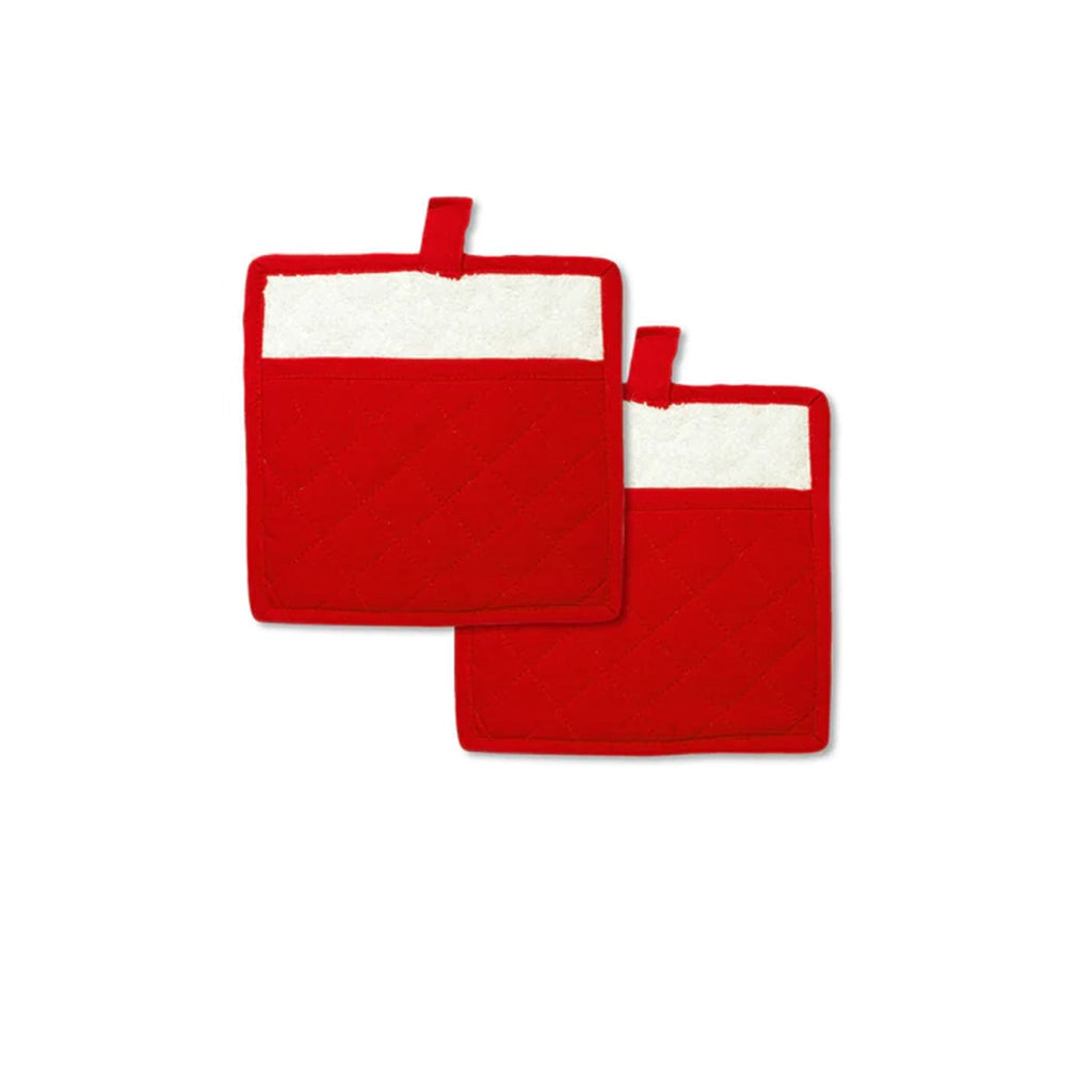 Aapon mini market -NNEDSZ Manhattan Red Potholders (2pc)