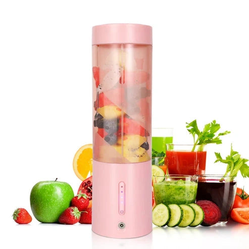 Aaponminimarket NNEDSZ Pink Portable Juicer