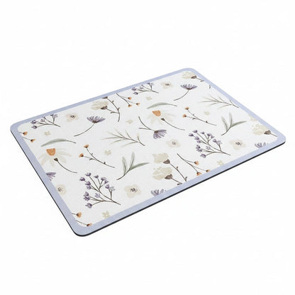 Aaponminimarket NNEDSZ Purple flowers Kitchen Drying Mat