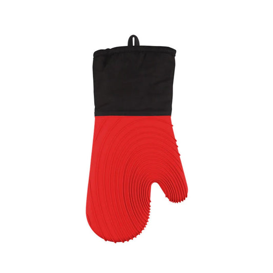 Aapon mini market - NNEDSZ Red Spiral Pattern Silicone Oven Mitts