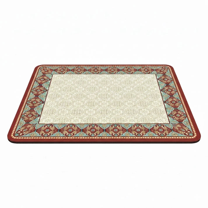 Aaponminimarket NNEDSZ Red patterns Kitchen Drying Mat