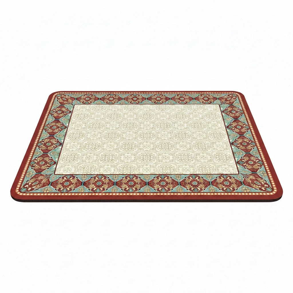 Aapon mini market -NNEDSZ Red patterns Kitchen Drying Mat