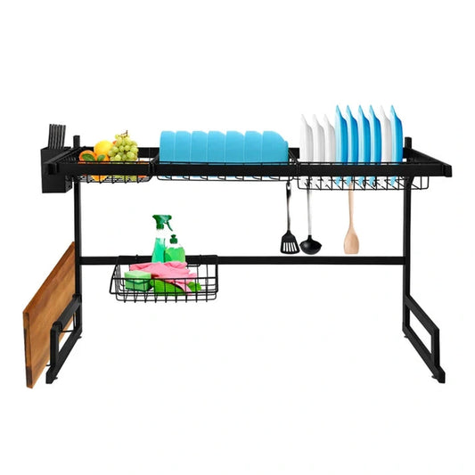 Aaponminimarket NNEIDS TOQUE Over Sink Dish Drying Rack Steel