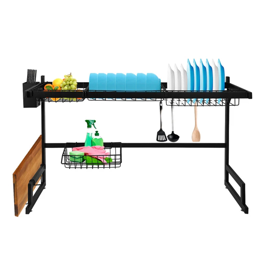 Aapon mini market -NNEIDS TOQUE Over Sink Dish Drying Rack Steel