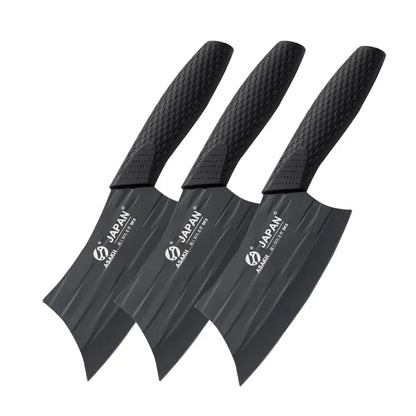 Aapon mini market - NNEOBA 3pcs Kitchen Knife Set (Black)