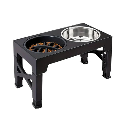 Aapon Mini Market Ltd NNETM Dog Bowl Stand with 3 Bowls