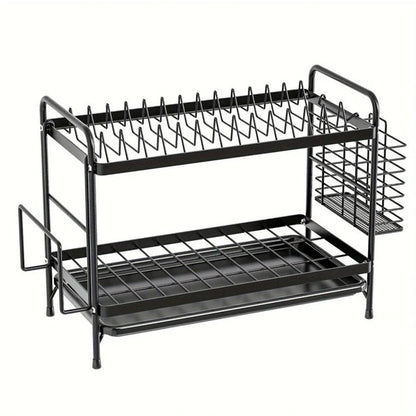 Aaponminimarket NNETM Metal Kitchen Dish Rack with Drainboard