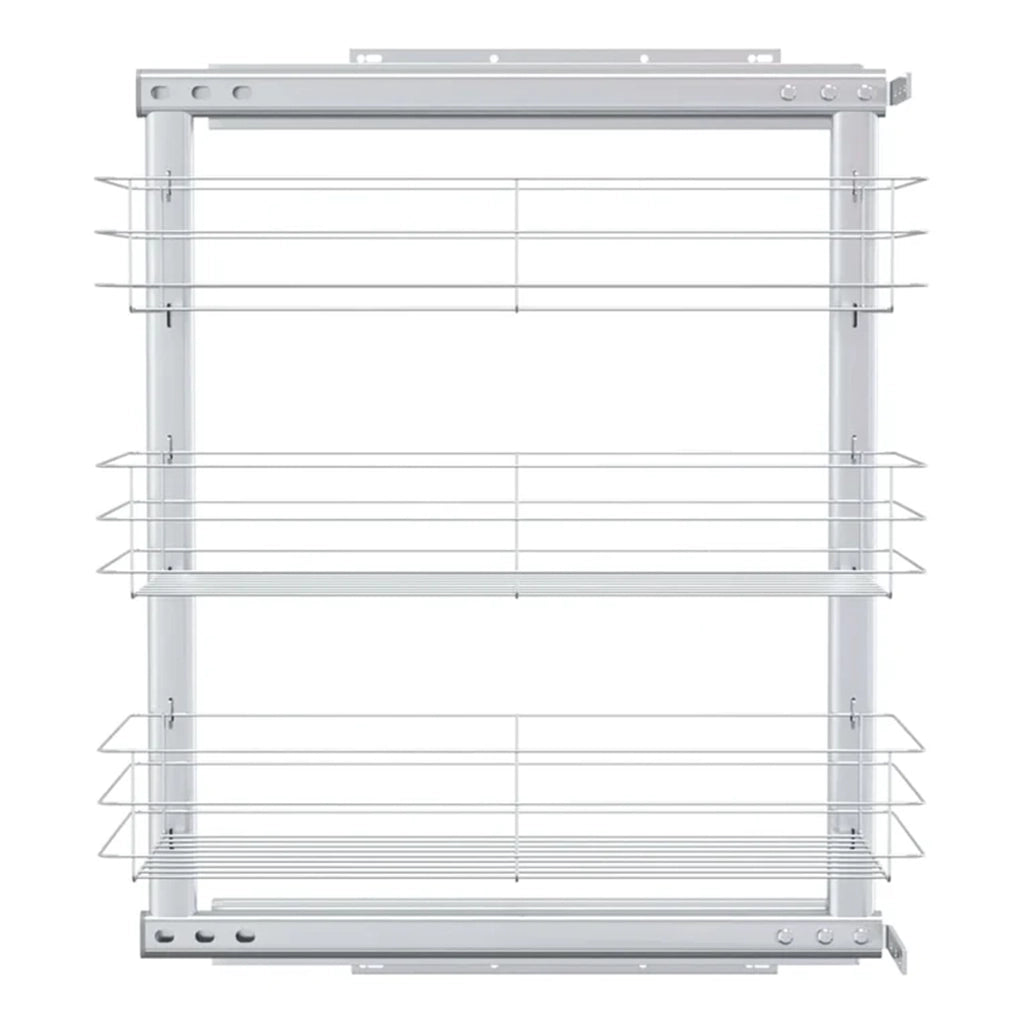 Aapon mini market -NNEVL 3-Tier Pull-out Kitchen Wire Basket Silver