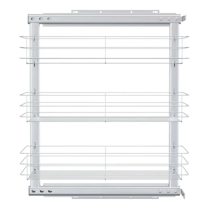 Aapon mini market -NNEVL 3-Tier Pull-out Kitchen Wire Basket Silver