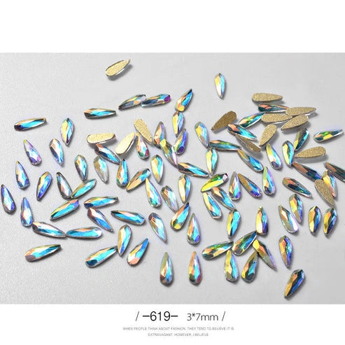 Nail Art Rhinestones Glitter Nail Art
