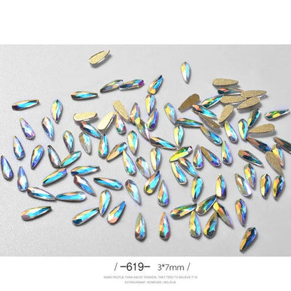 Nail Art Rhinestones Glitter Nail Art