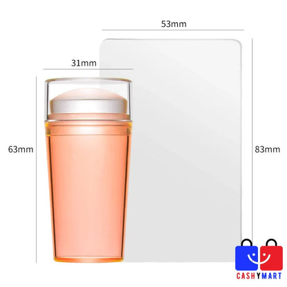 Aapon Mini Market Ltd Nail Art Stamper & Scraper Set