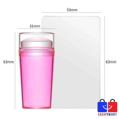 Aapon Mini Market Ltd Nail Art Stamper & Scraper Set