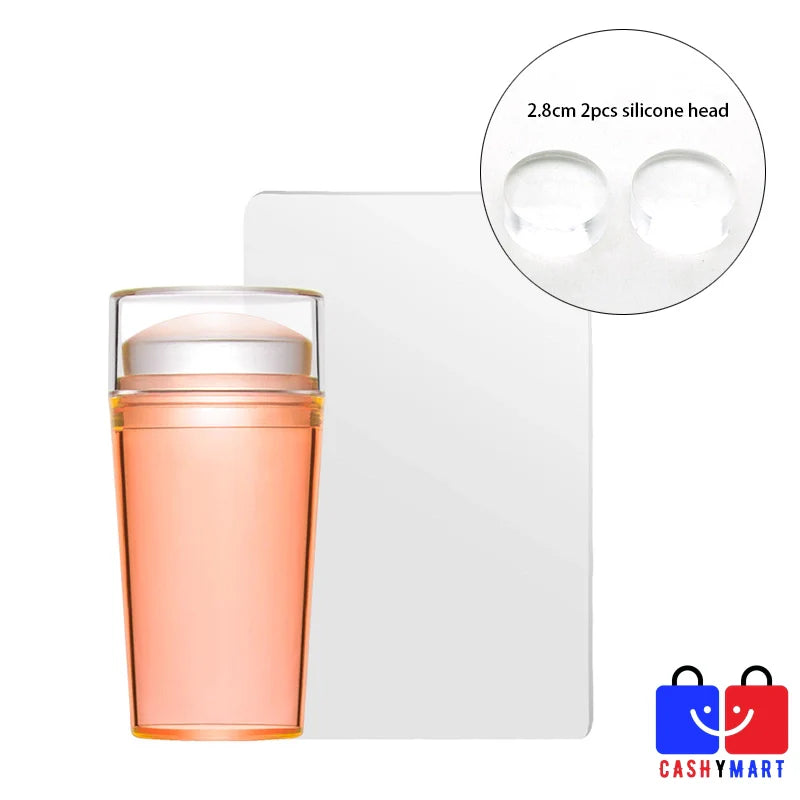Aapon Mini Market Ltd Nail Art Stamper & Scraper Set