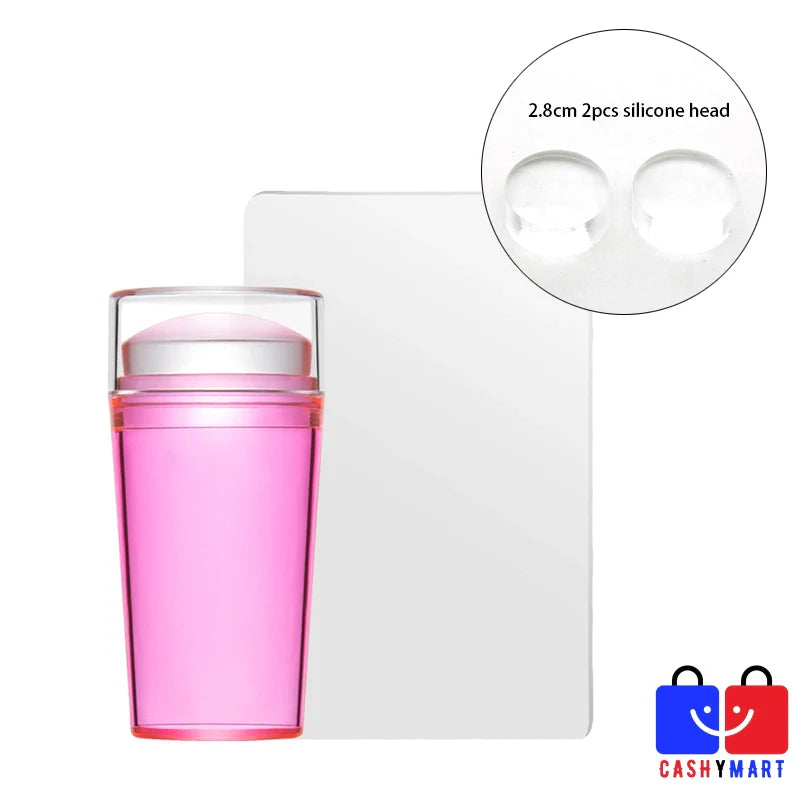 Aapon Mini Market Ltd Nail Art Stamper & Scraper Set