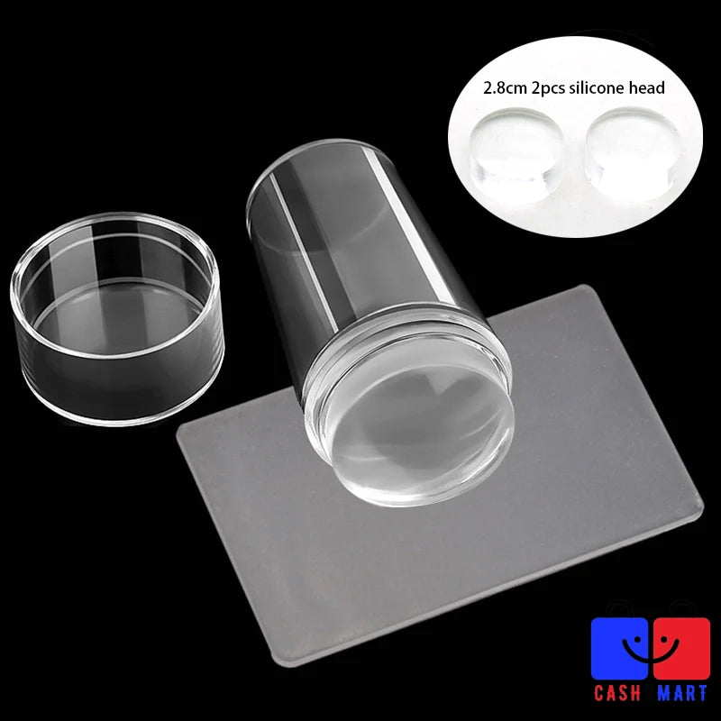 Aapon Mini Market Ltd Nail Art Stamper & Scraper Set