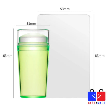 Aapon Mini Market Ltd Nail Art Stamper & Scraper Set