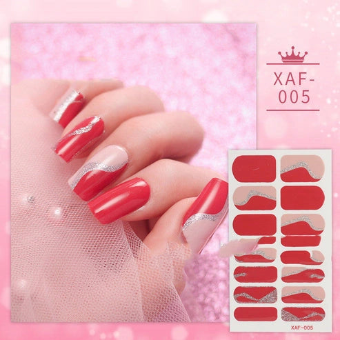 Nail Art with Imitation Diamond Nail Polish