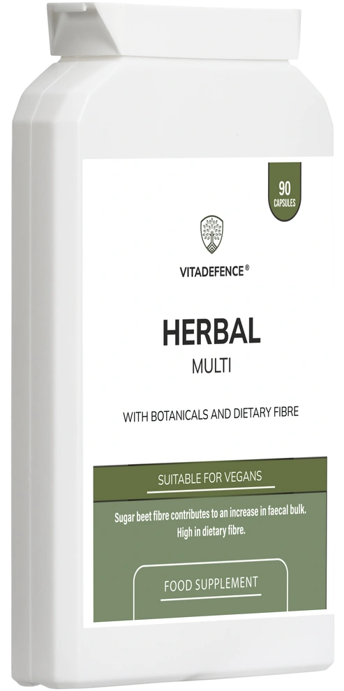 Herbal Multi – Sugar Beet Fibre & Botanical Blend – 90 Vegan Capsules